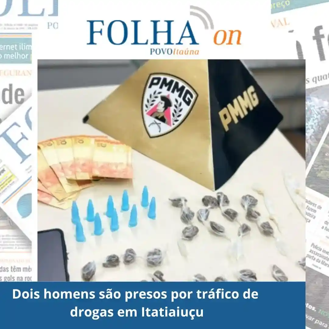 Dois homens presos por tráfico de drogas