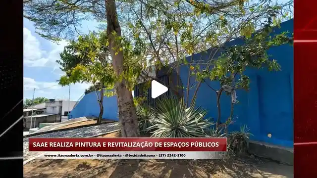 SAAE realiza revitalização em equipamentos públicos