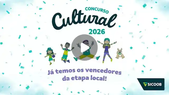 Sicoob anuncia ganhadores do Concurso Cultural 2026