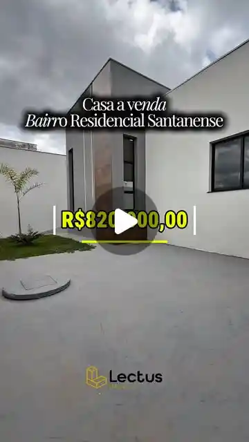 Casa 3 quartos à venda no Residencial Santanense