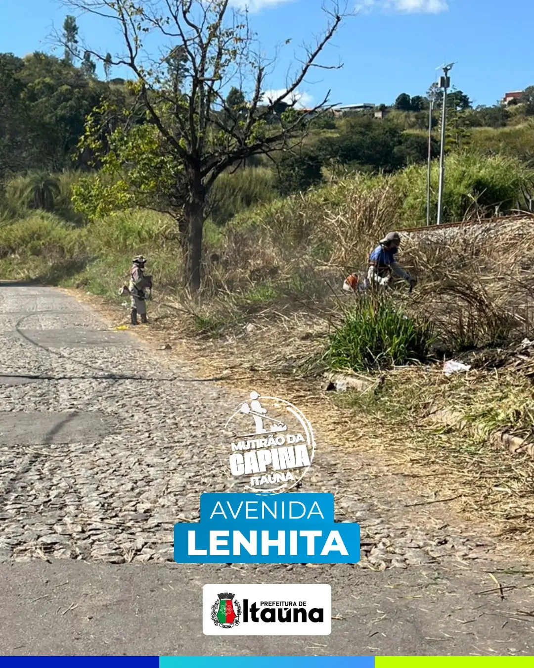 Prefeitura realiza mutirão de limpeza e capina