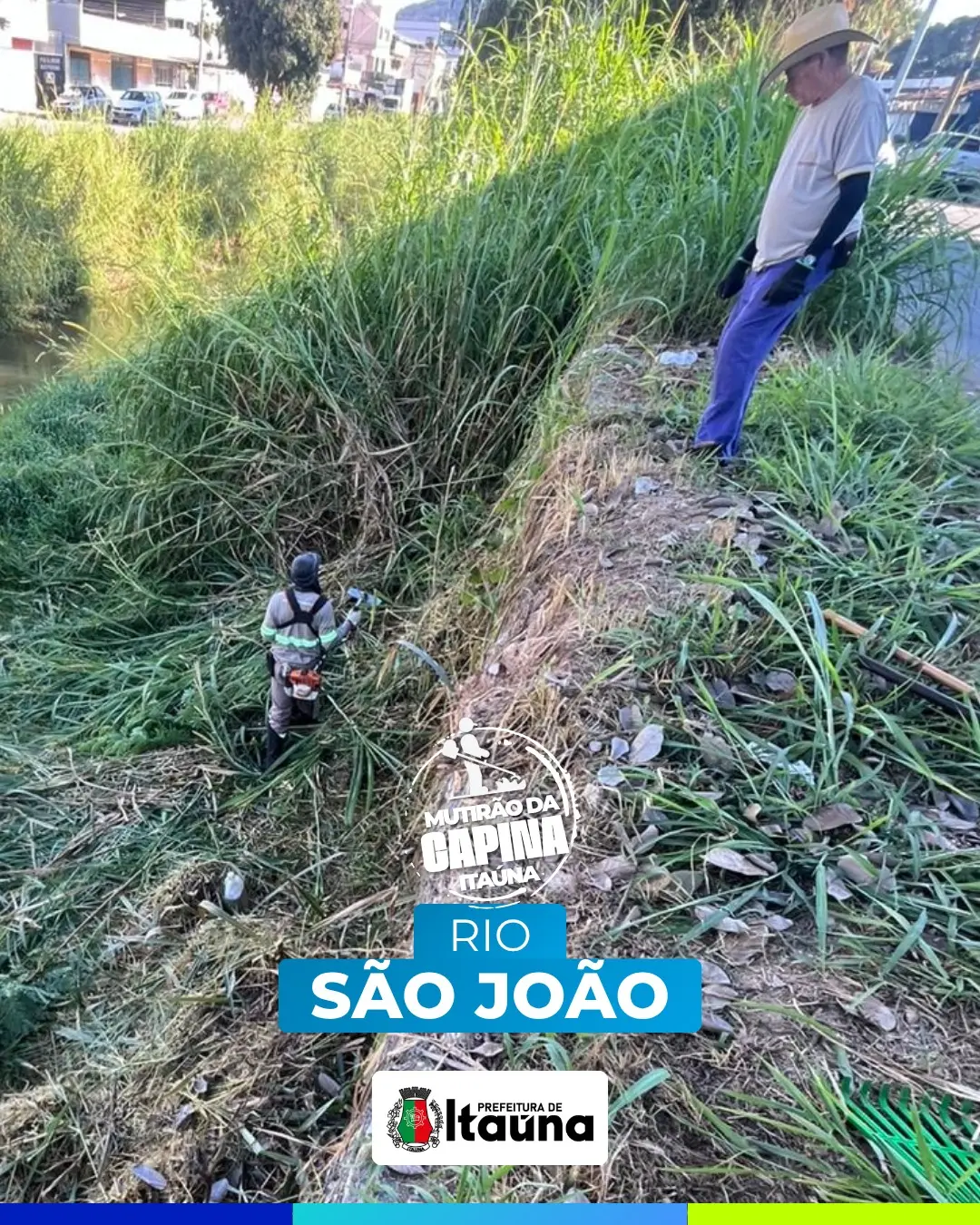 Prefeitura realiza mutirão de limpeza e capina