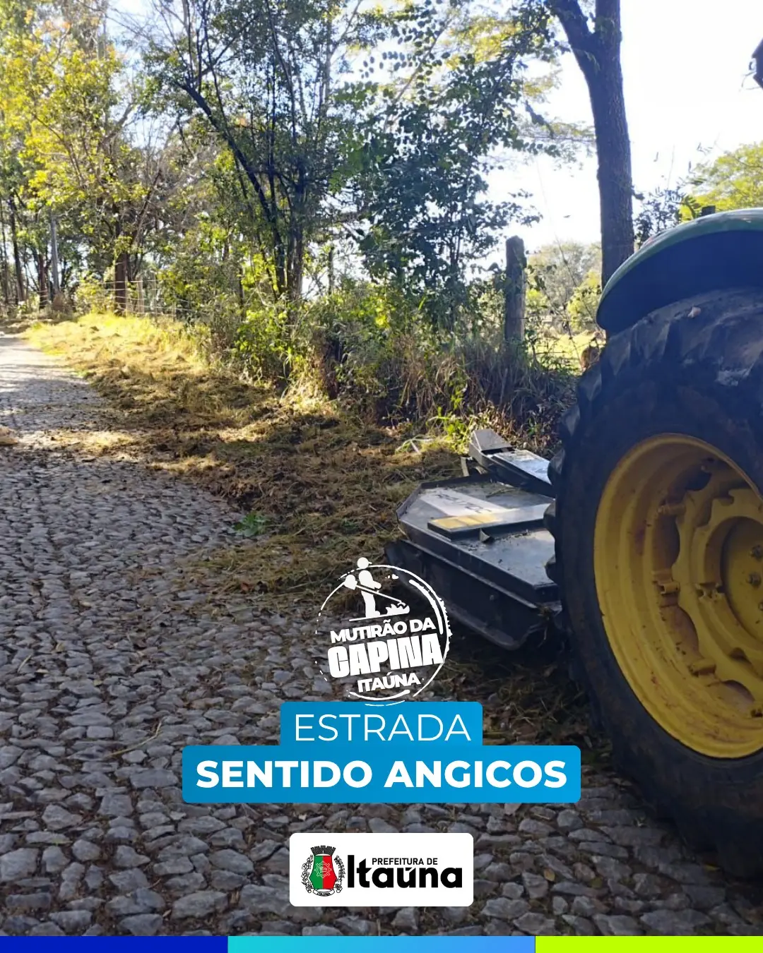 Mutirão de limpeza e manutenção urbana em Itaúna