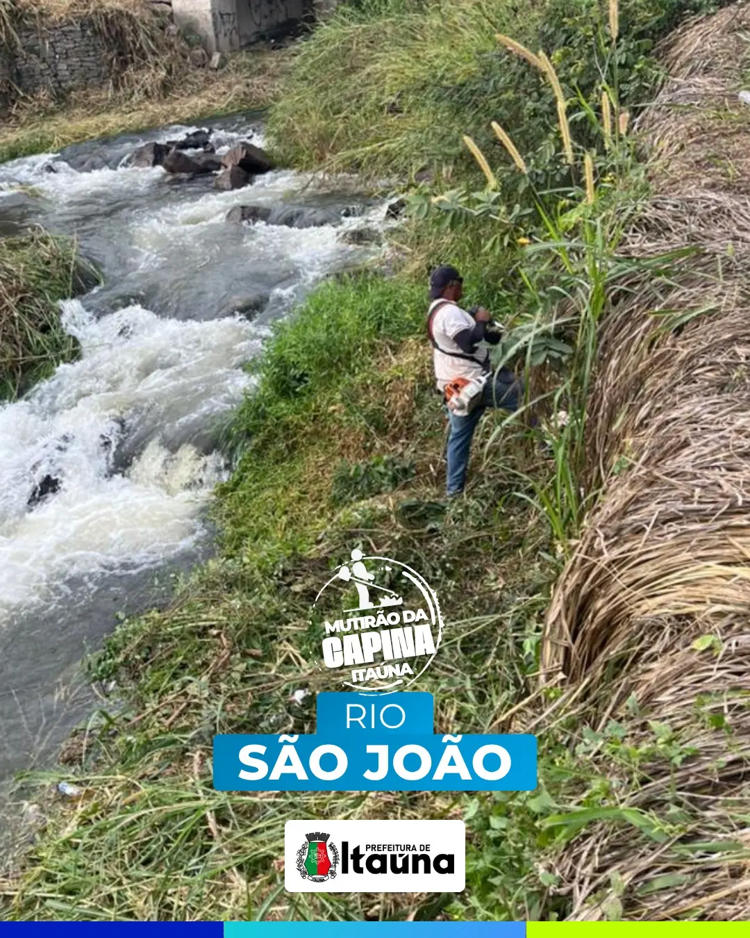 Mutirão de limpeza e manutenção urbana em Itaúna