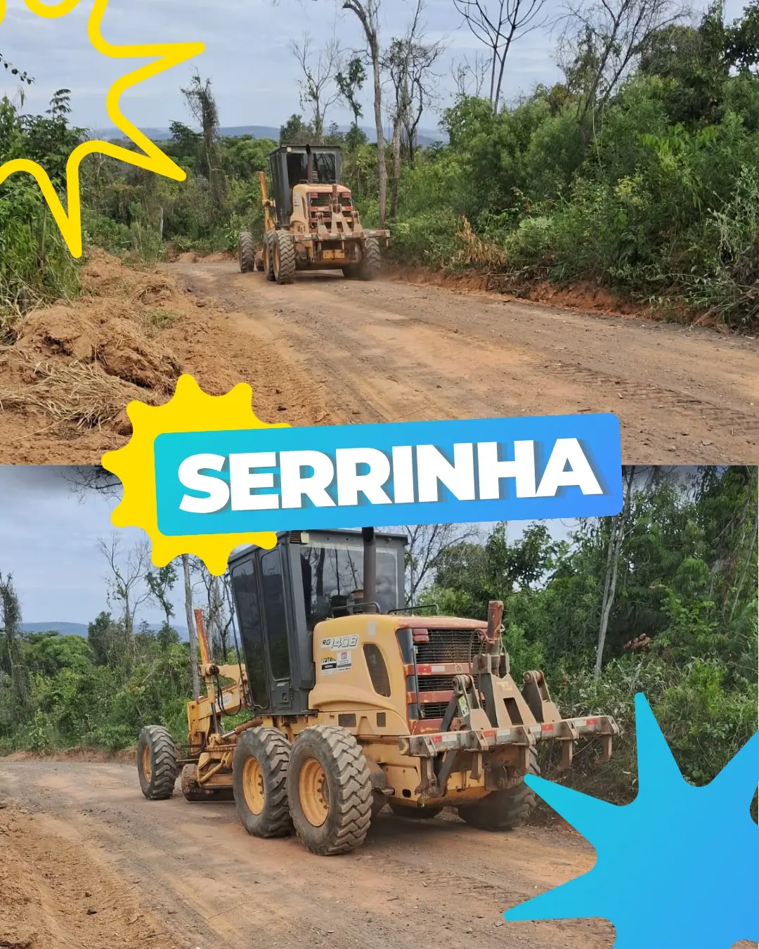 Manutenção em estradas rurais em Itaúna