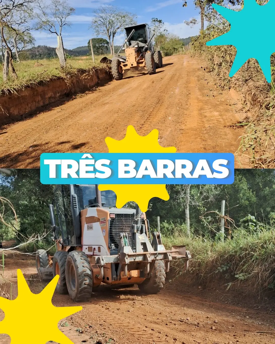 Manutenção em estradas rurais em Itaúna
