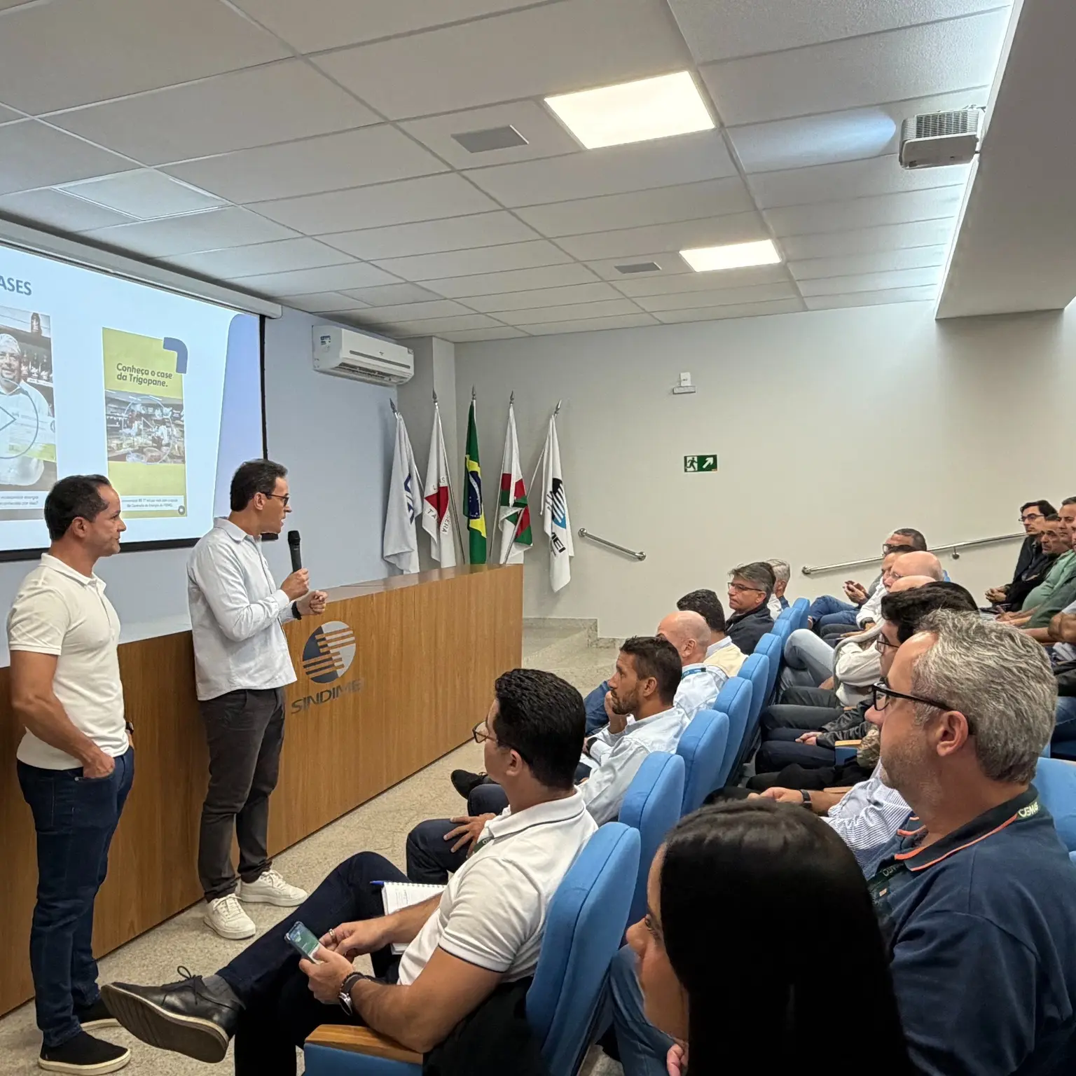 Encontro empresarial no SINDIMEI com FIEMG, CEMIG e GASMIG