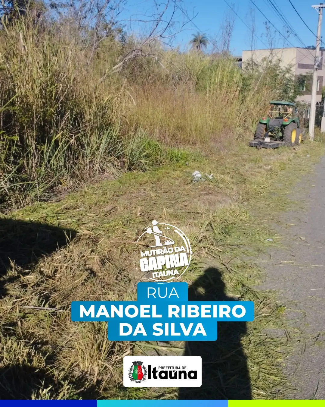 Mutirão de limpeza e manutenção urbana em Itaúna