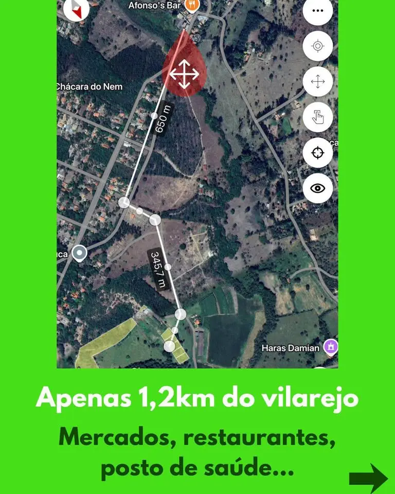 Chácara 1000 m² à venda no Oncigo Soldado