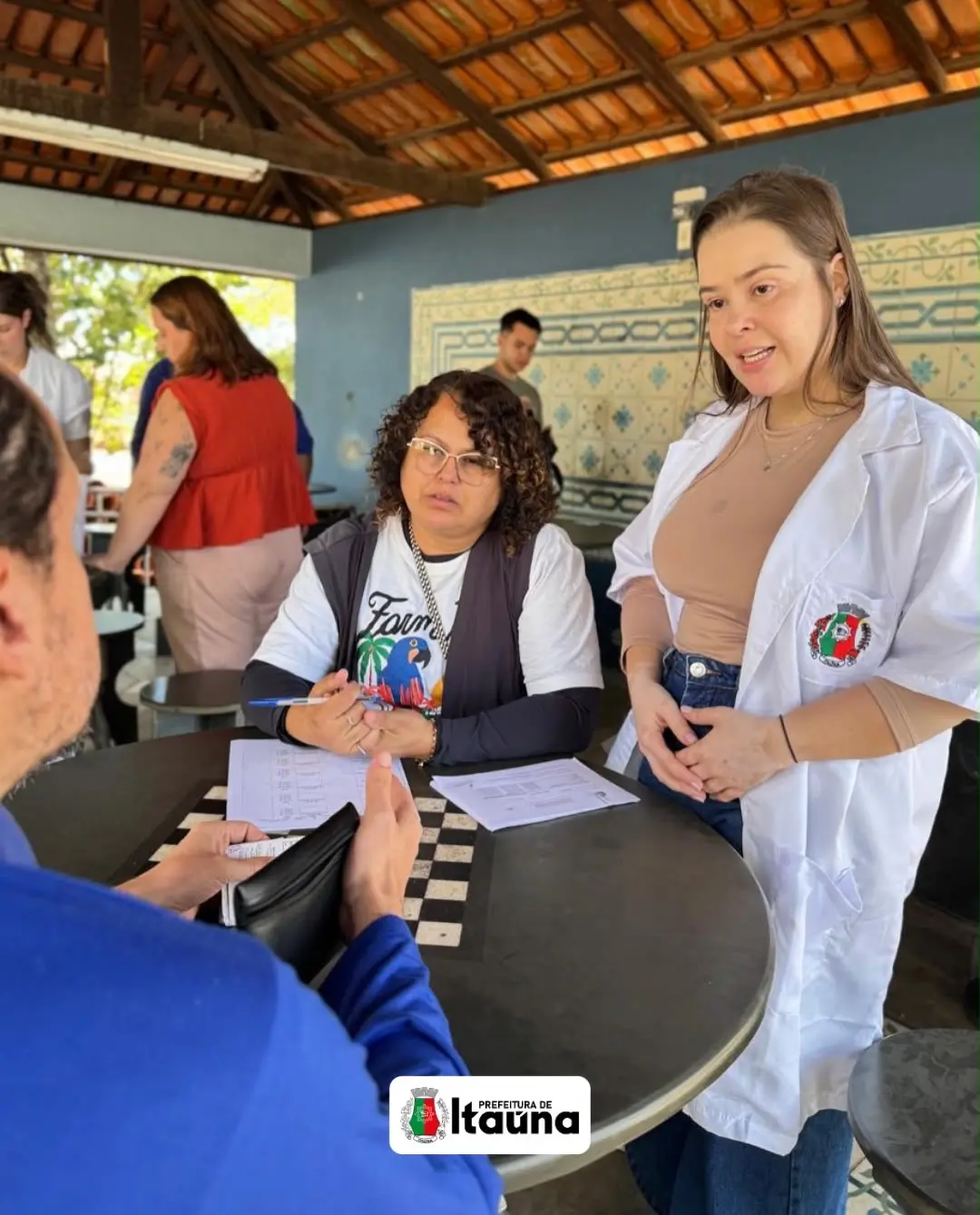 Ação de saúde para servidores em Itaúna