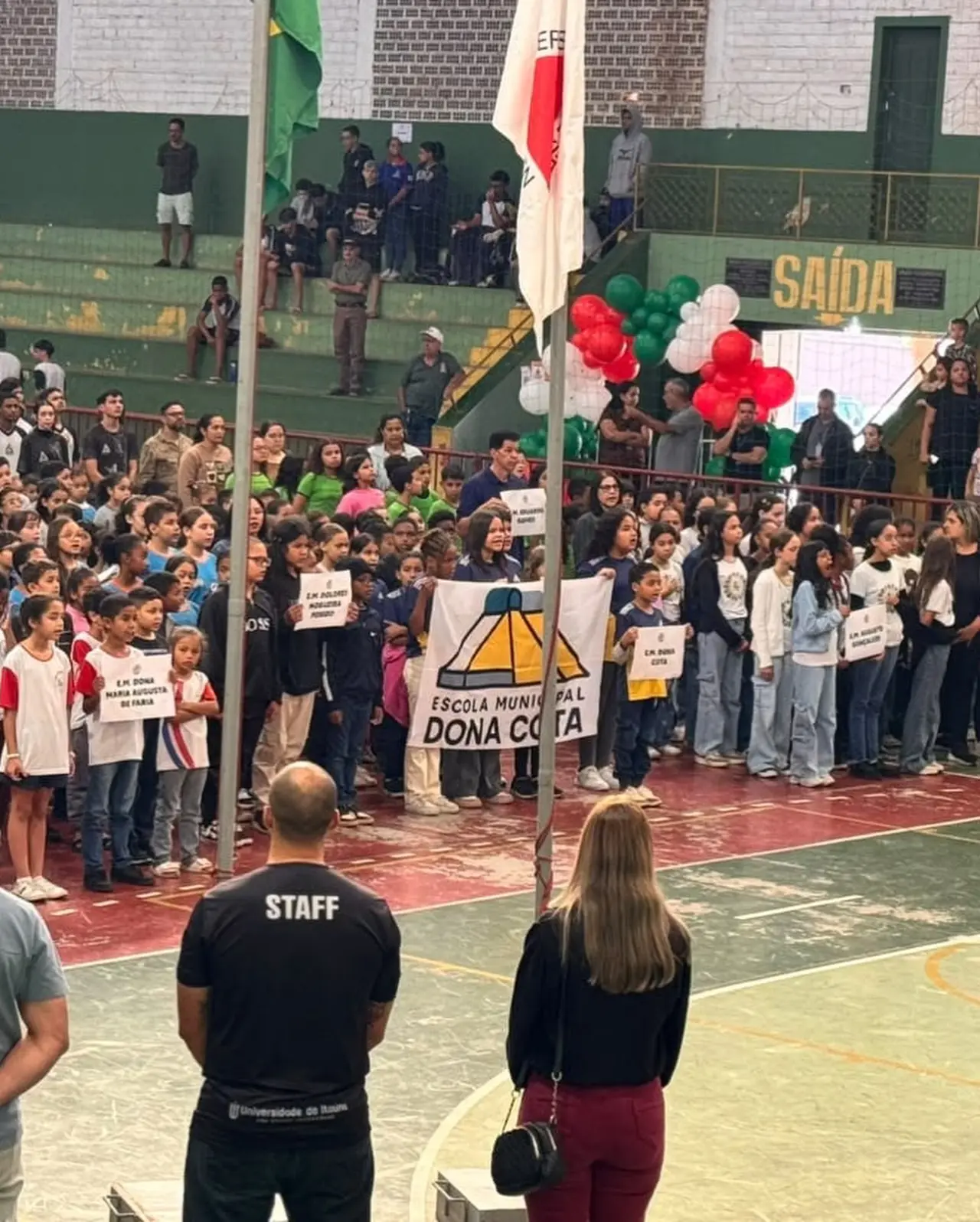 Cerimônia de abertura dos Jogos Escolares de Itaúna 2026
