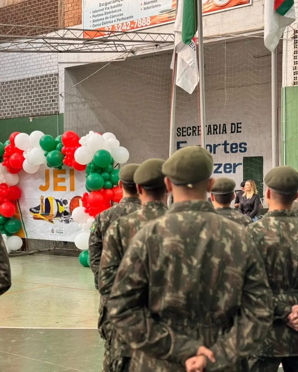 Cerimônia de abertura dos Jogos Escolares de Itaúna 2026