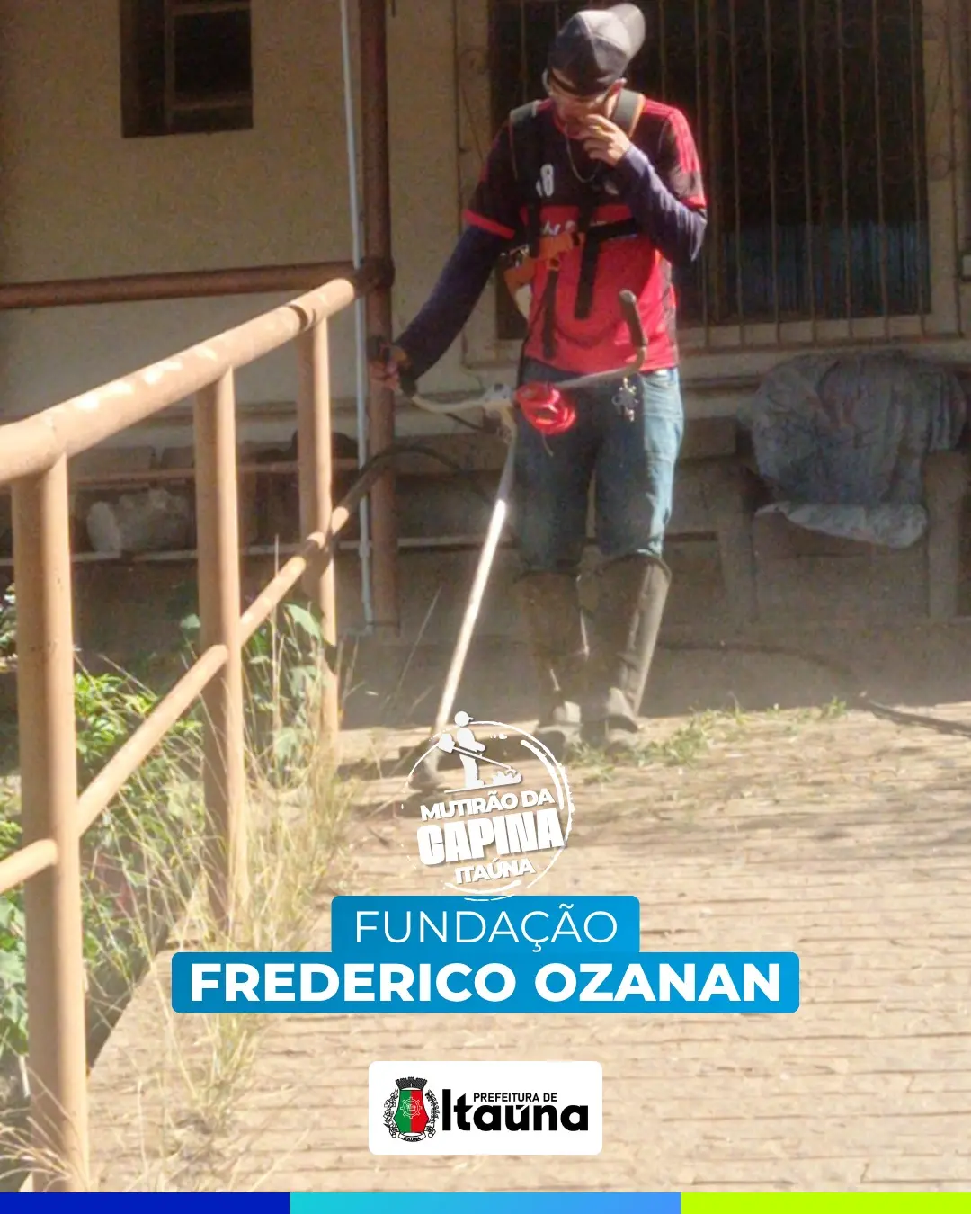 Mutirão de limpeza e manutenção urbana em Itaúna