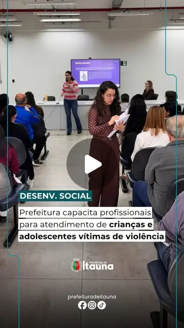 Capacitação sobre Escuta Especializada de Crianças e Adolescentes em Itaúna