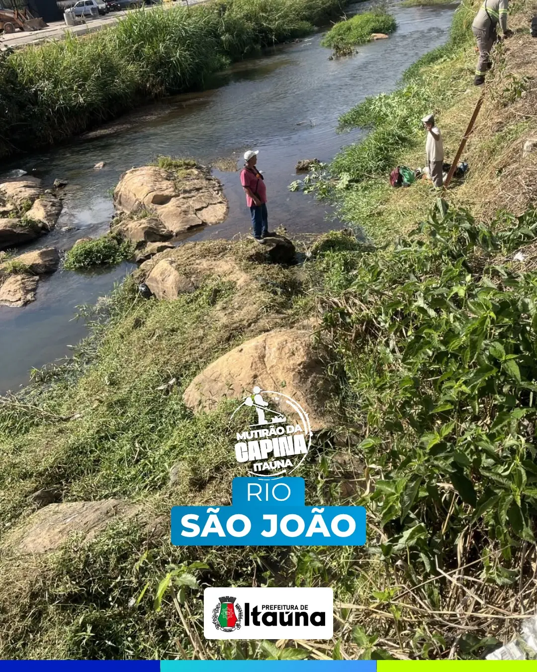Mutirão de capina e manutenção urbana em Itaúna