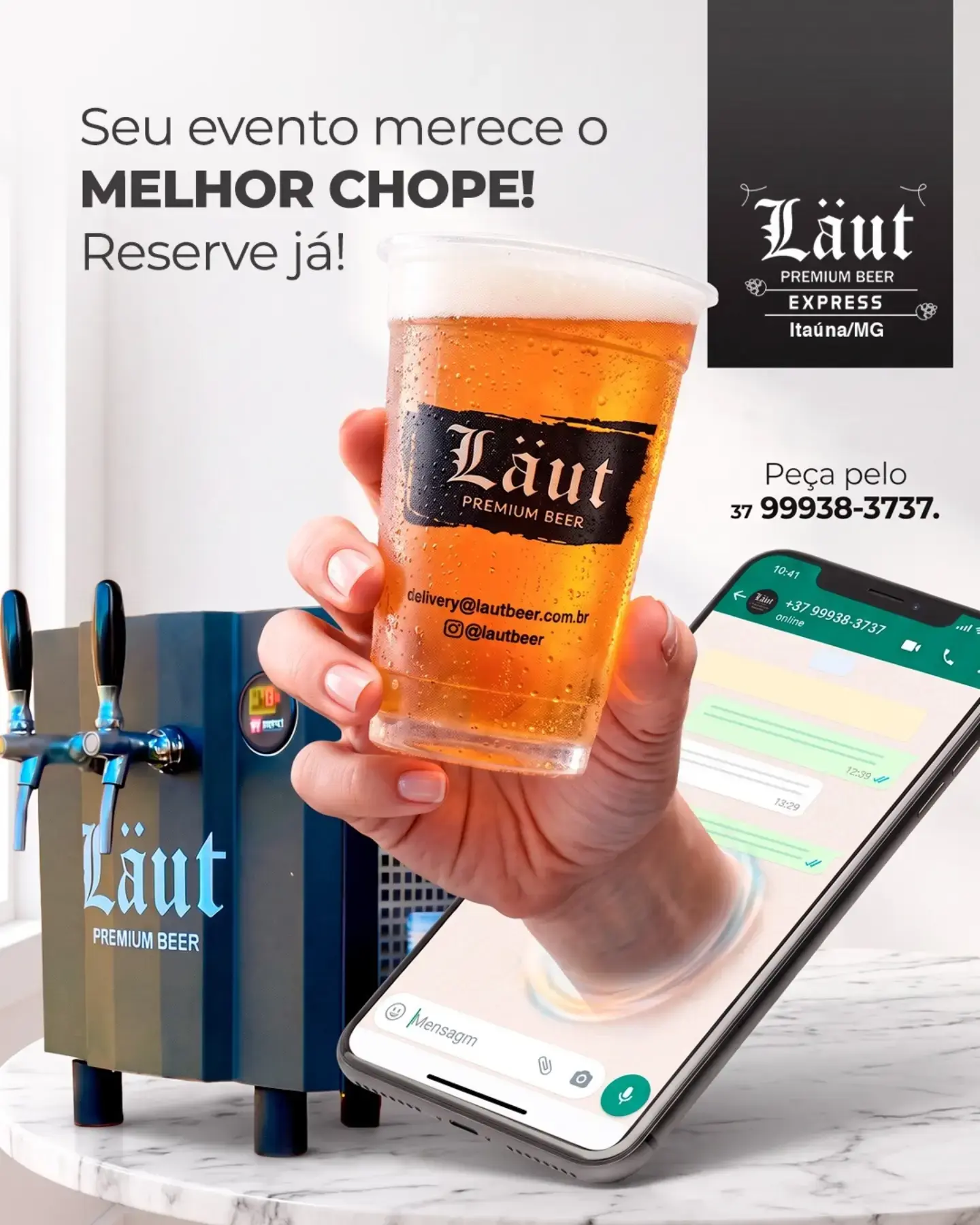 Chope Läut Premium Express — peça pelo WhatsApp