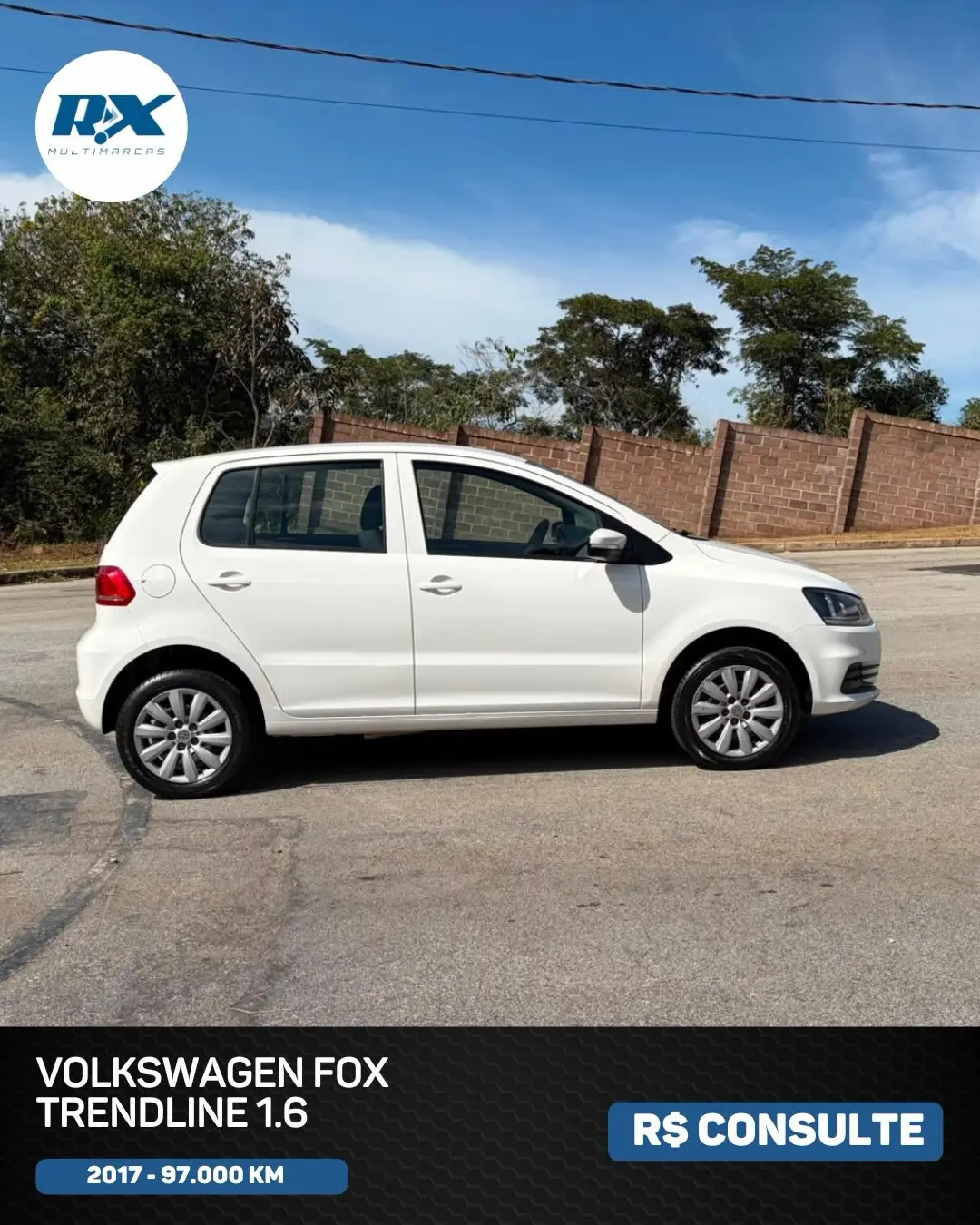 Volkswagen Fox Trendline 1.6 2017 — 97 mil km