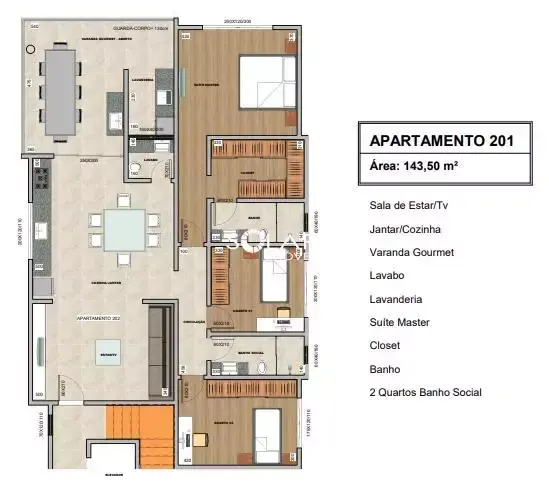 Apartamento de alto padrão no Cerqueira Lima - Entrega Junho 2027