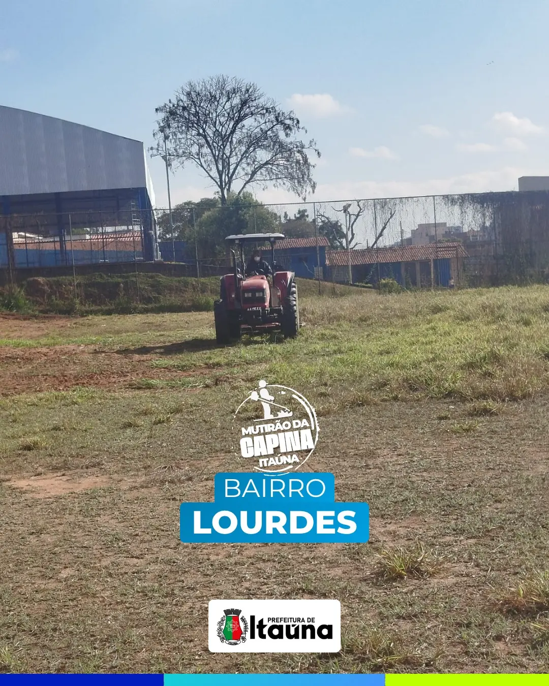 Mutirão de capina e manutenção urbana em Itaúna