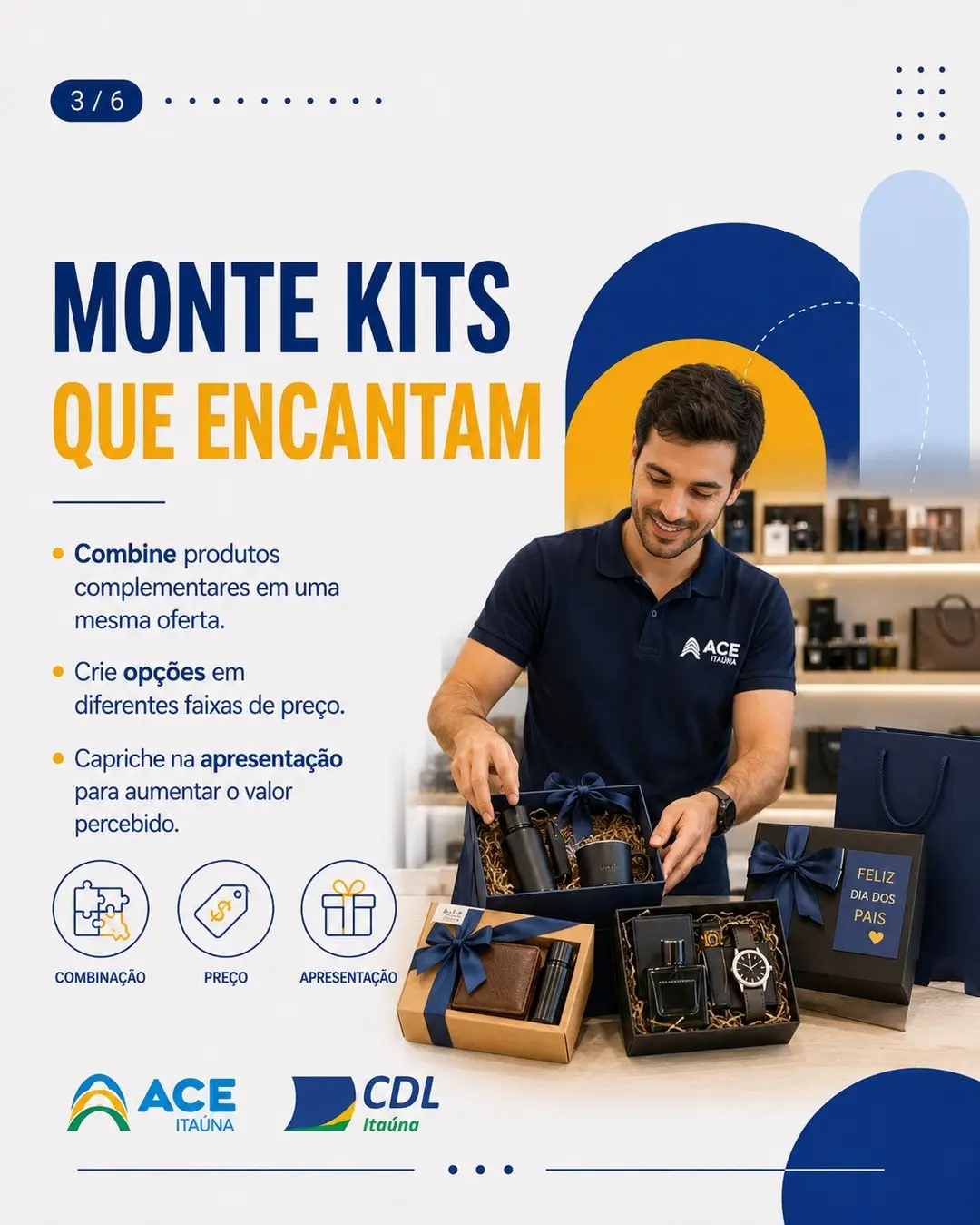 Dicas para o Dia dos Pais no Comércio de Itaúna