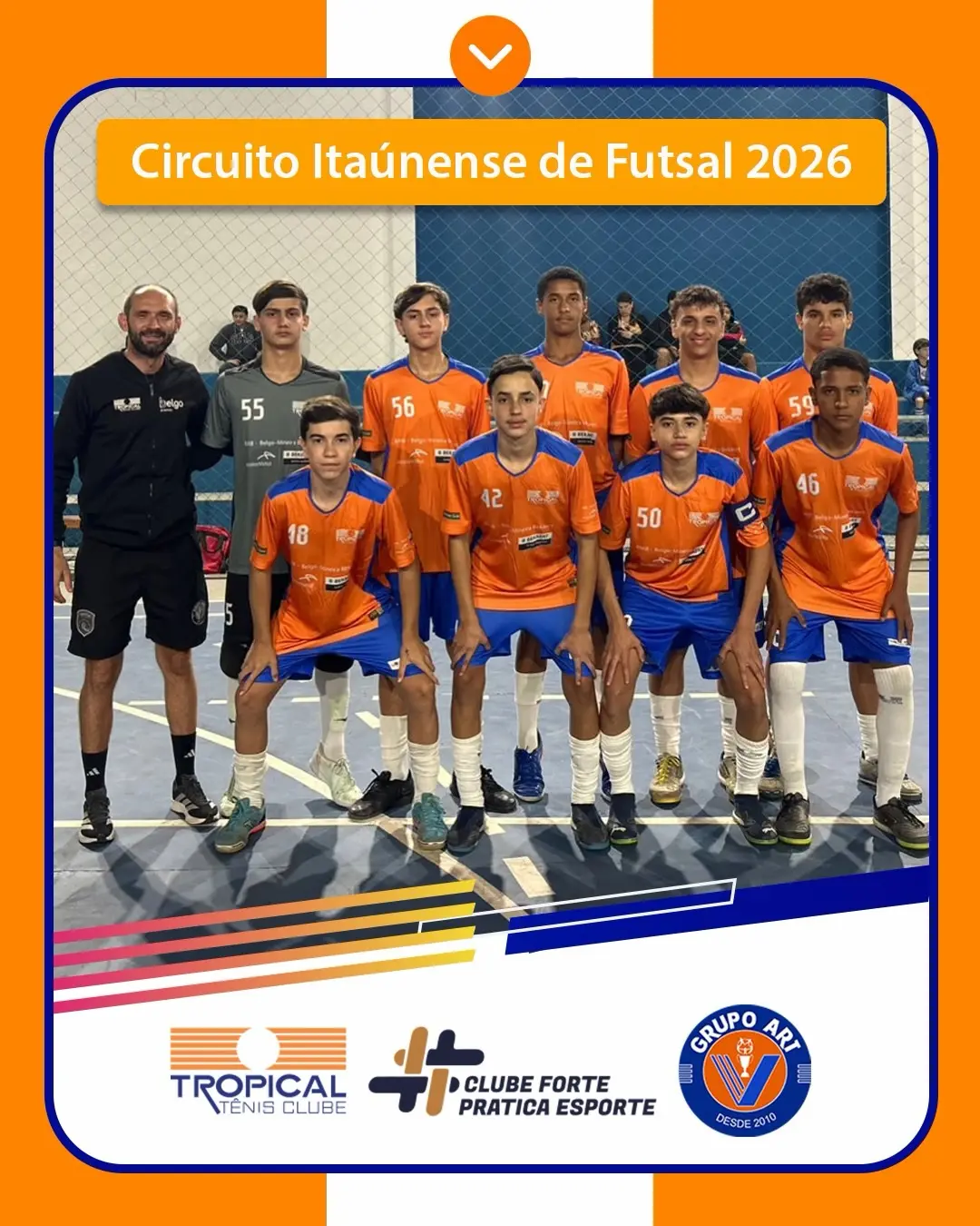 Futsal: Vitórias do Tropical TC no Circuito Itaunense