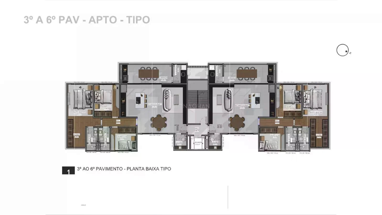 Apartamento 3 quartos à venda no Tropical – 126 m²