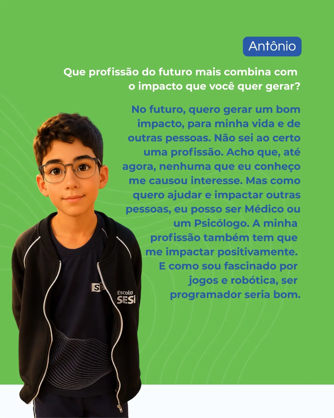 SESI Itaúna: incentivando o futuro dos estudantes