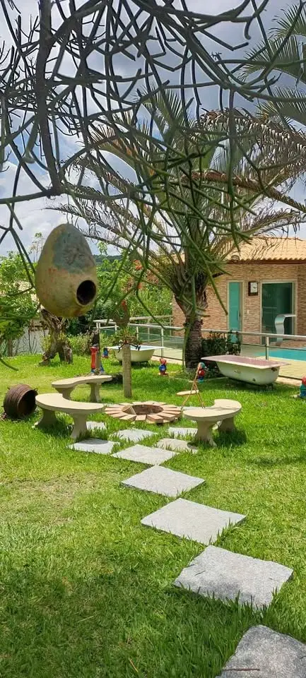 Chácara com 4 quartos, piscina, sauna e área gourmet