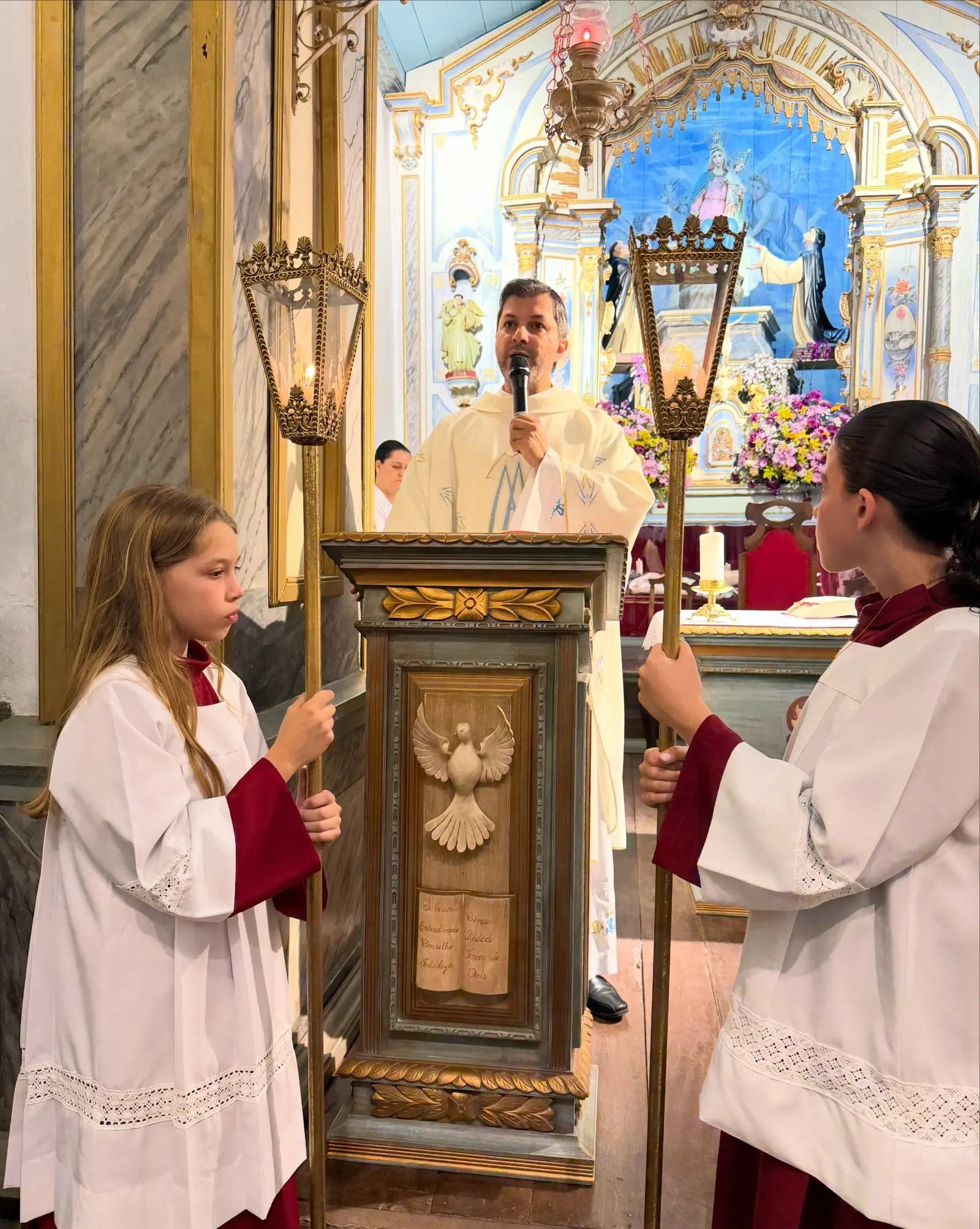 Registros do Sétimo Dia da Novena de Nossa Senhora do Rosário