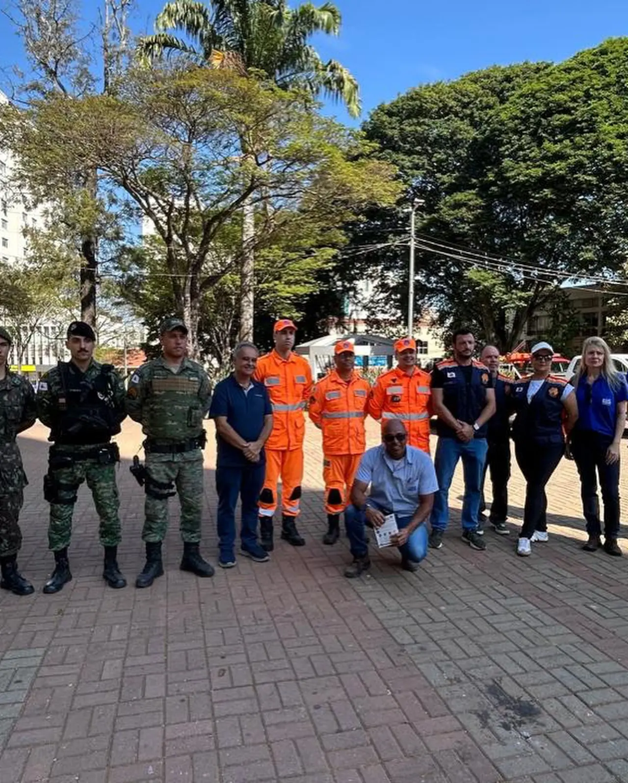 Blitz Educativa dos Bombeiros na Praça da Matriz