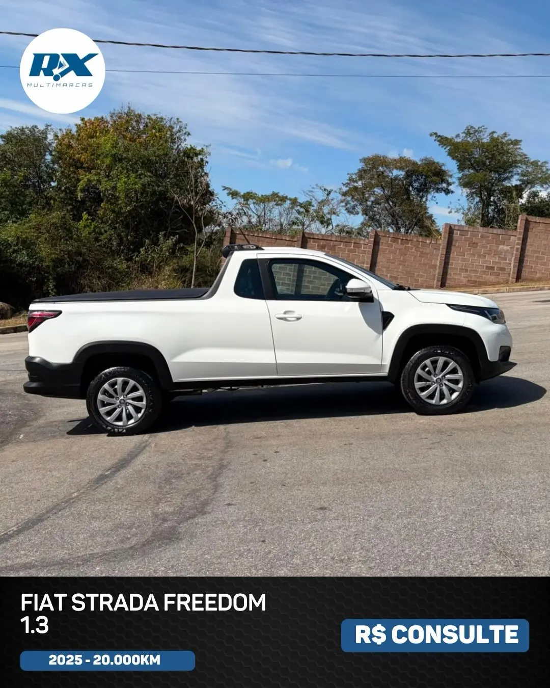 Fiat Strada Freedom 1.3 2025 – 20 mil km