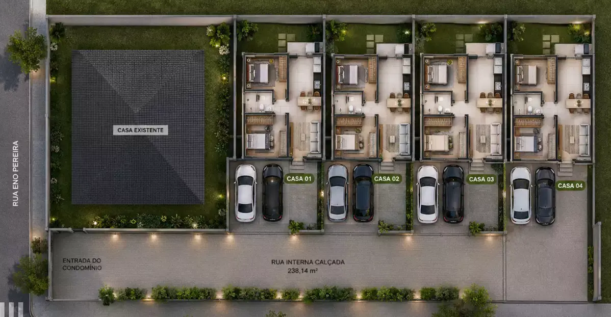 CASA à venda, 2 quartos, 2 vagas, Parque Jardim Santanense