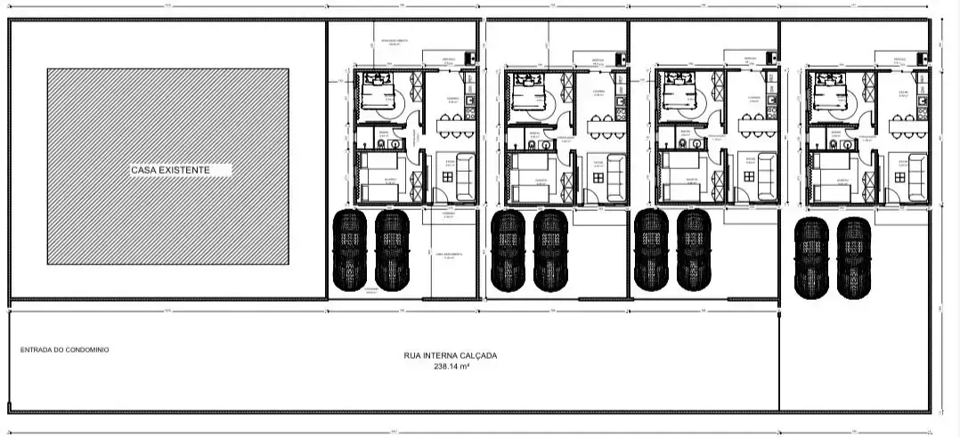 CASA à venda, 2 quartos, 2 vagas, Parque Jardim Santanense