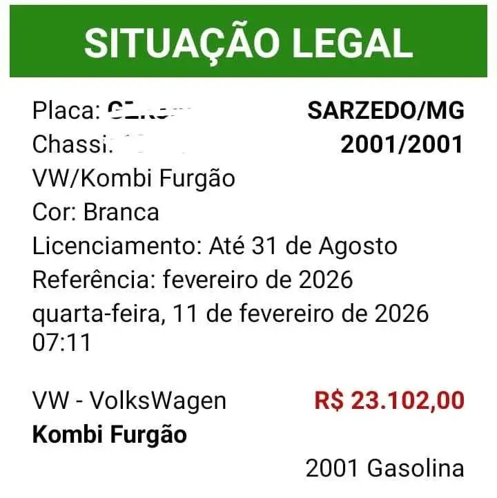 Volkswagen Kombi 2001
