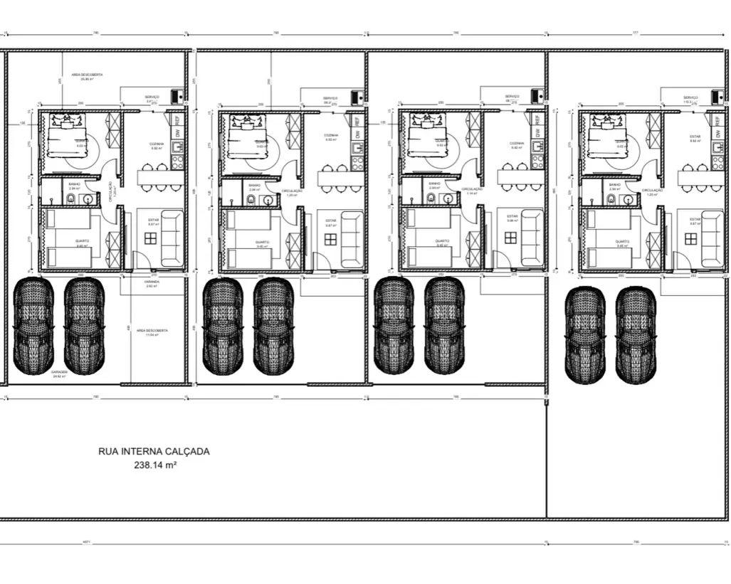 Casa 2 quartos em condomínio – Vale das Aroeiras