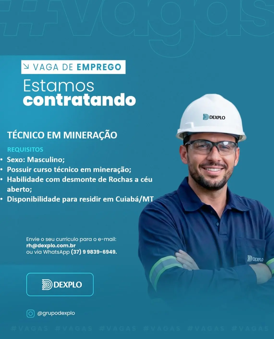 Mineração contrata: novas oportunidades de emprego