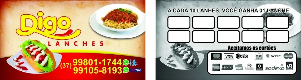"DIGO LANCHES"