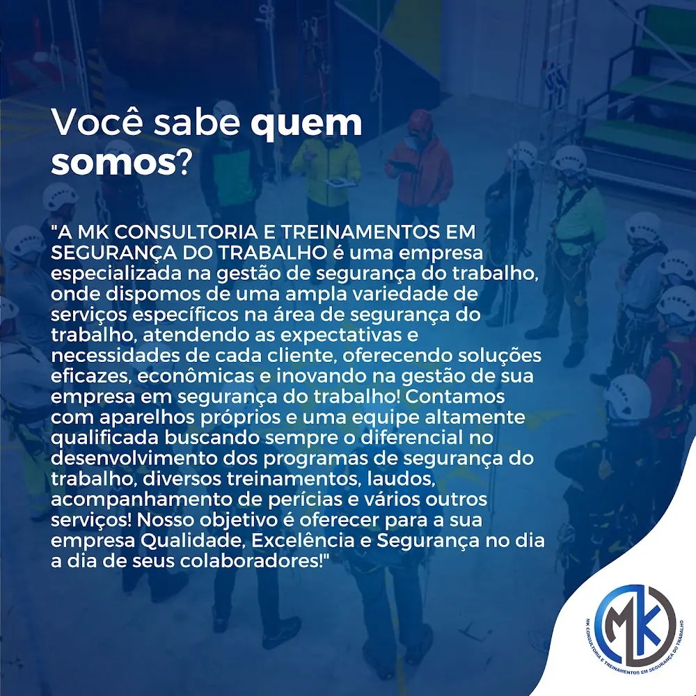MK Consultoria e Treinamentos em Segurança do Trabalho