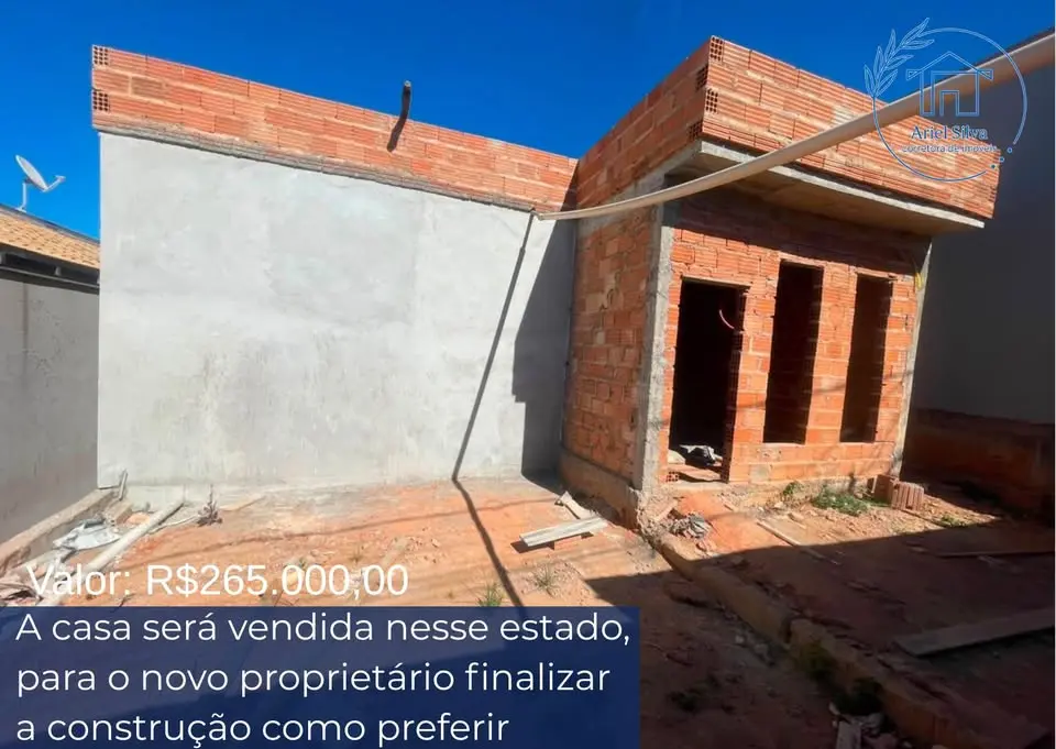 Casa em construção à venda no São Bento