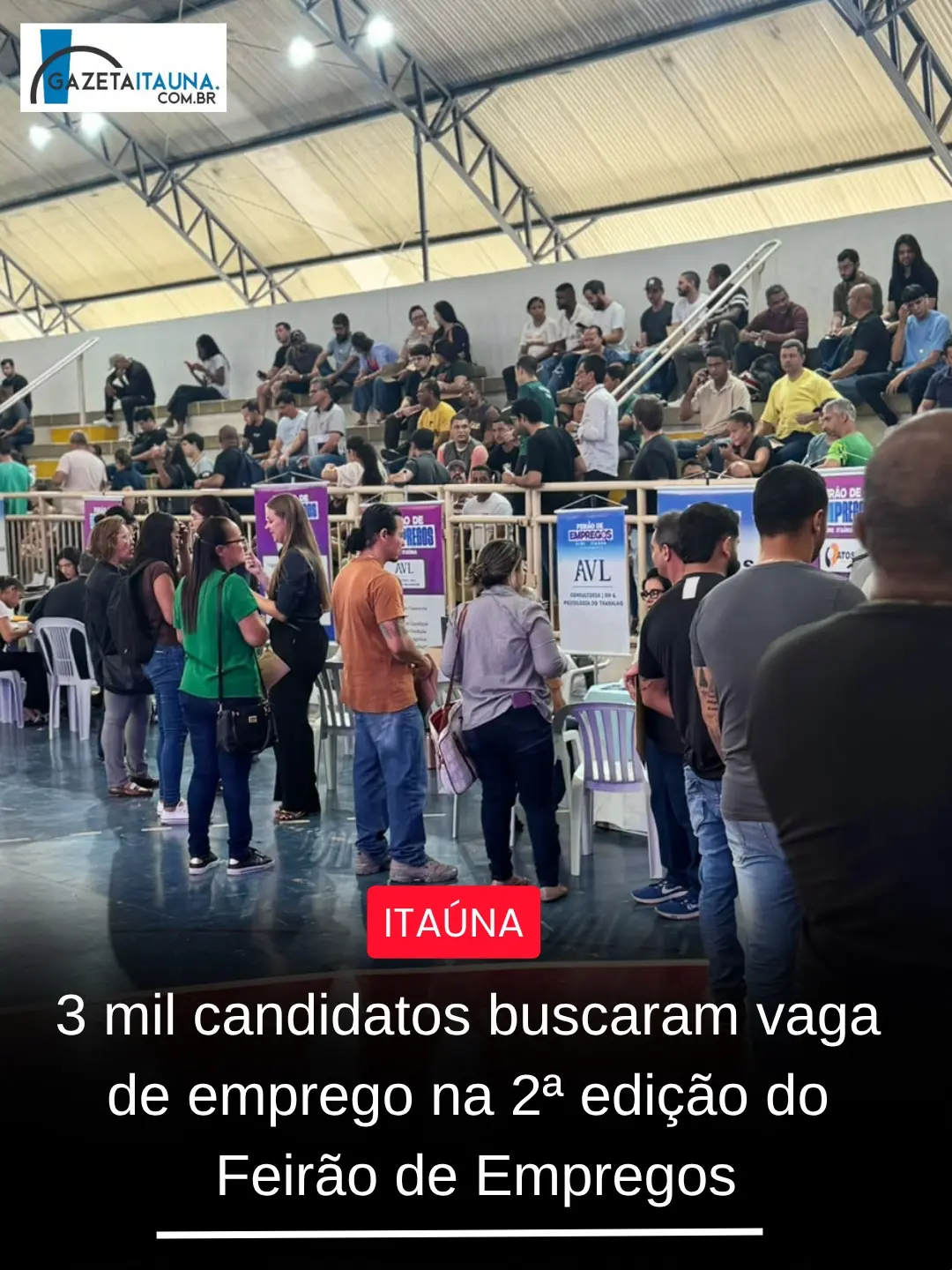 2º Feirão de Empregos de Itaúna reuniu 3 mil candidatos