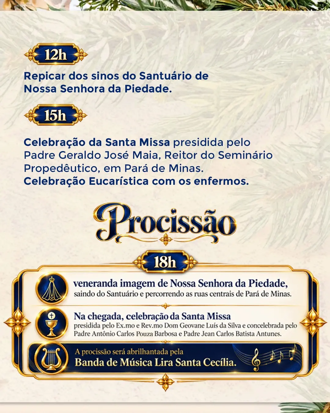 Celebração de Nossa Senhora da Piedade – 180 anos da Paróquia