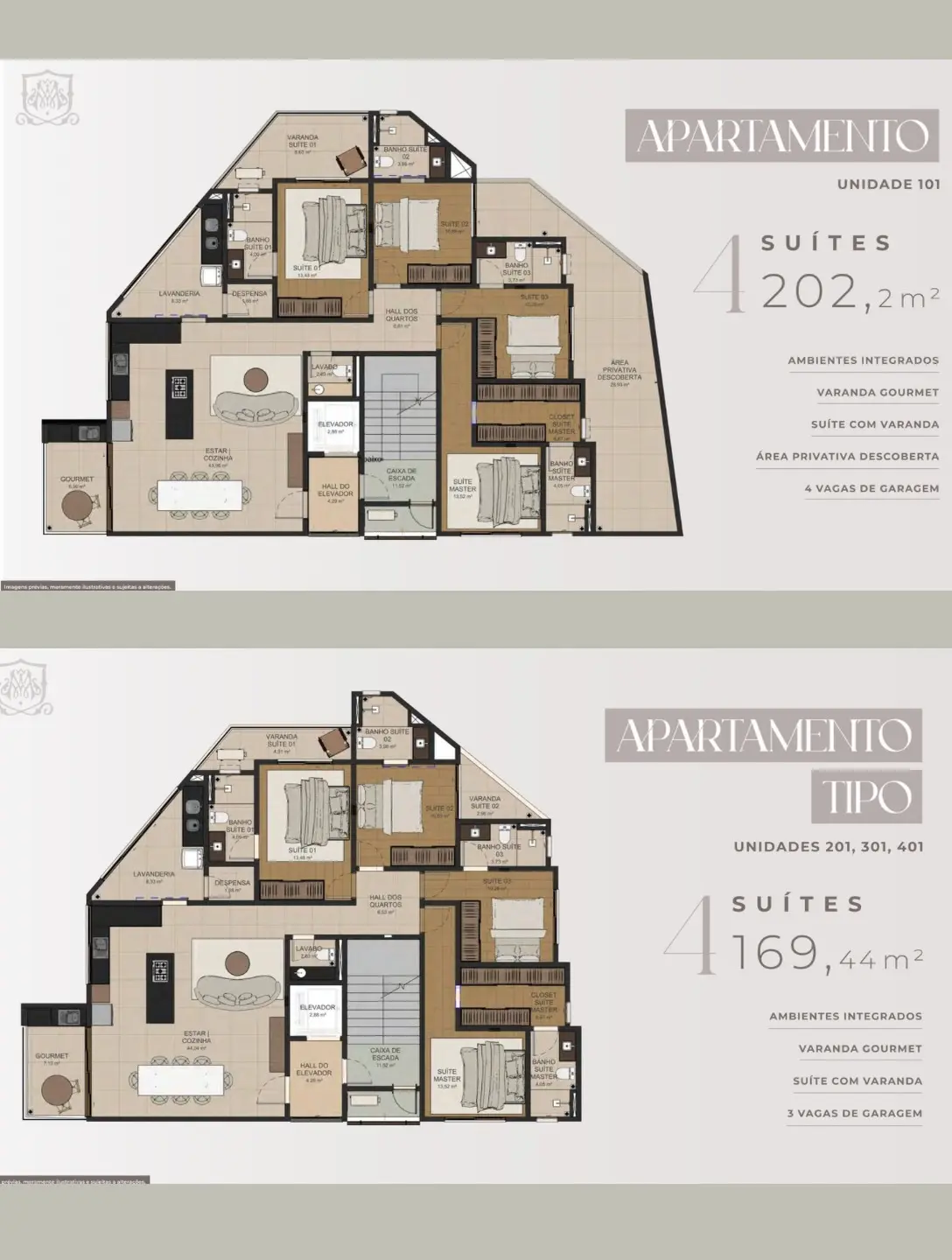 Residencial Mahal no Belvedere: apartamentos de alto padrão