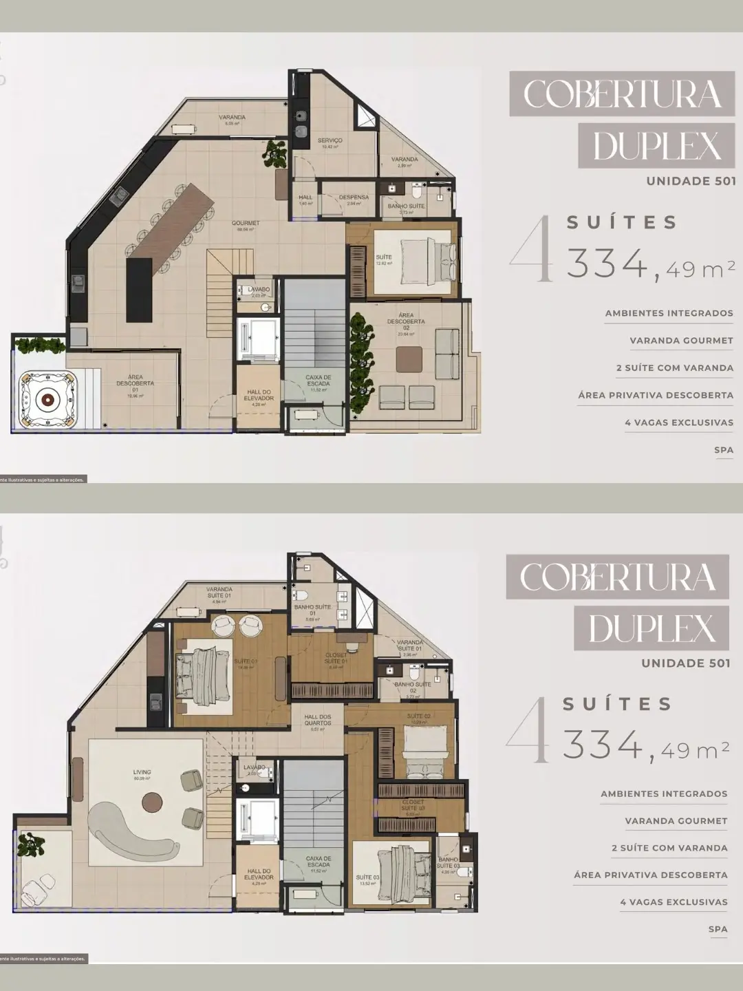Apartamento alto padrão 4 suítes à venda no Belvedere