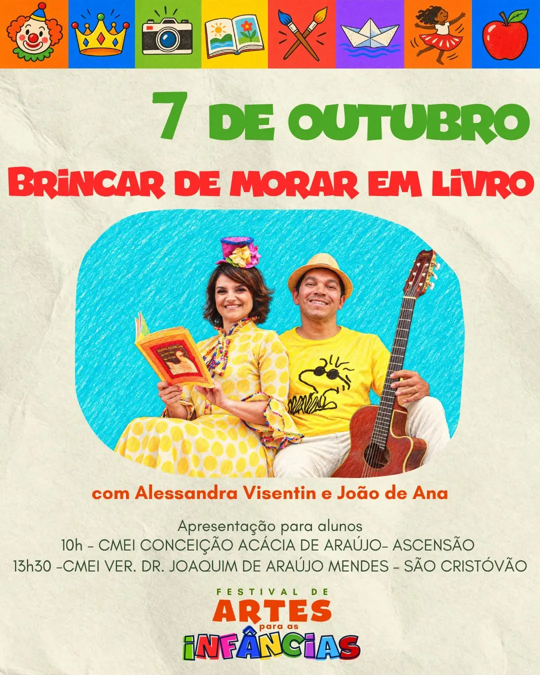 Festival de Artes para as Infâncias em Pará de Minas