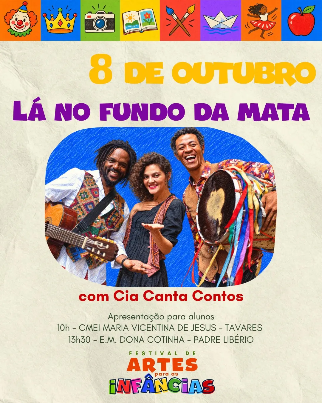 Festival de Artes para as Infâncias em Pará de Minas
