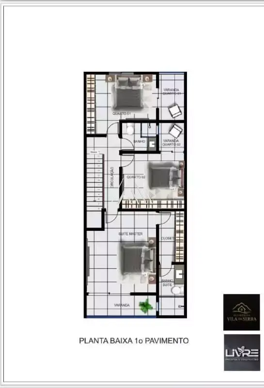 Sobrado 3 quartos à venda na Vila da Serra
