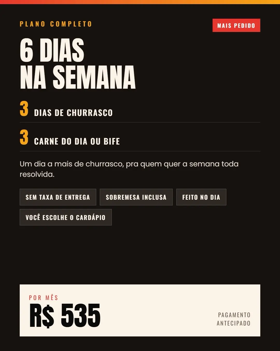 Churrasco e Marmitas Delivery