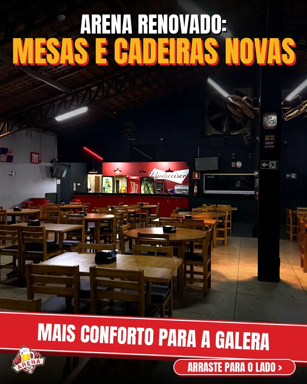 Arena Music Bar – Espaço para eventos