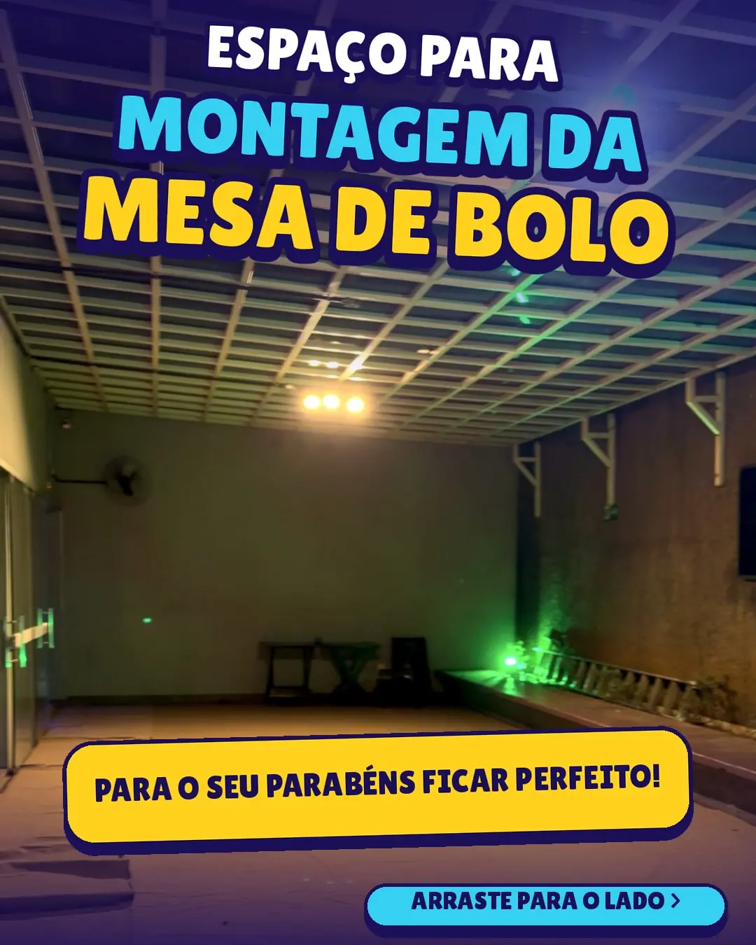 Festa de aniversário infantil no Arena Kids