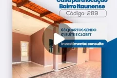 Casa 3 quartos para alugar no Itaunense
